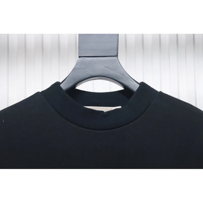 Fear of God Essential Double Stitch Three Row Silicone Lettering Crew Neck Hoodie