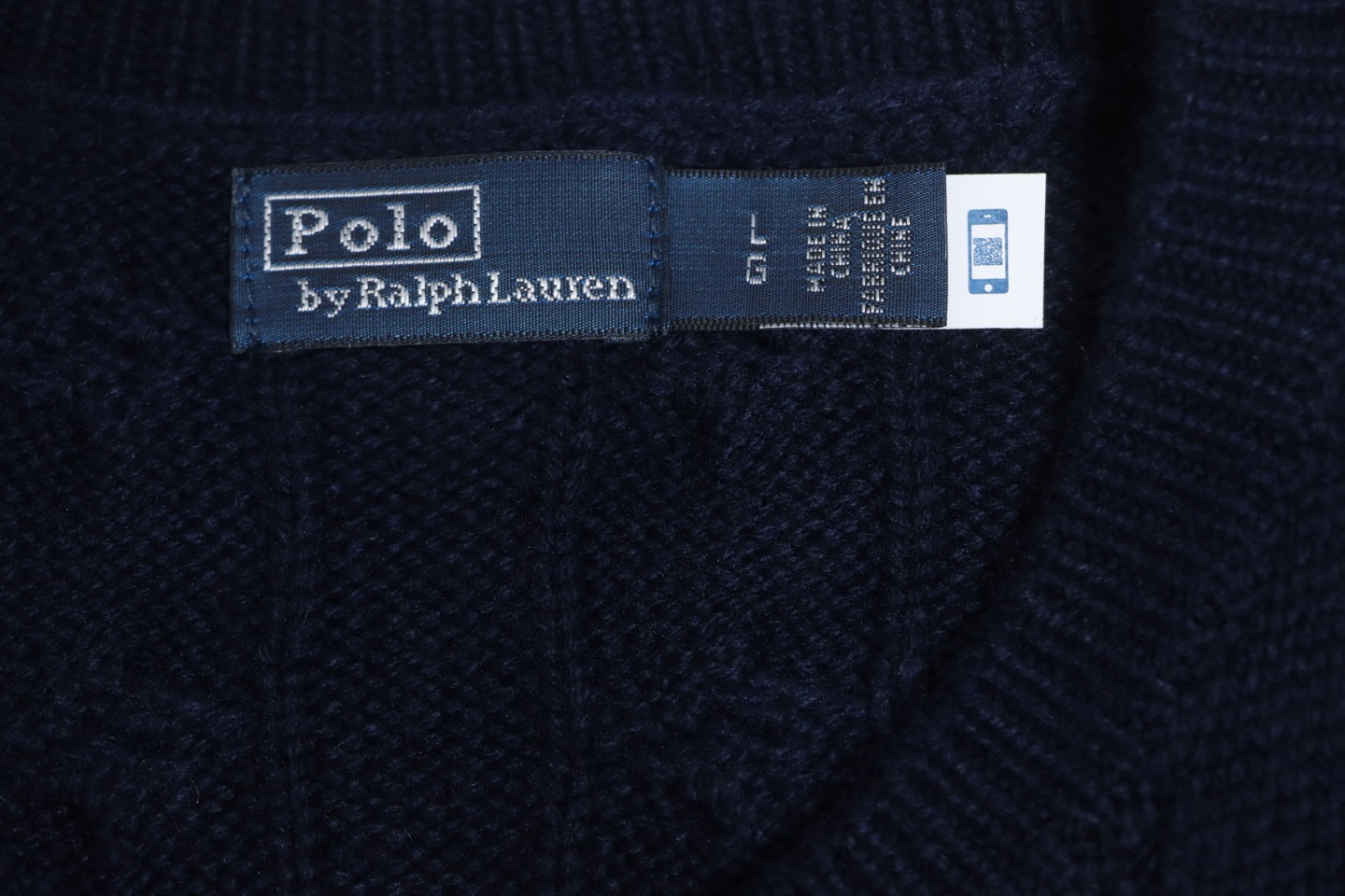Ralph Lauren Cable Wool Vintage Cable Knit Cardigan (Women's) Blue