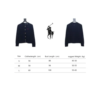 Ralph Lauren Cable Wool Vintage Cable Knit Cardigan (Women's) Blue 02
