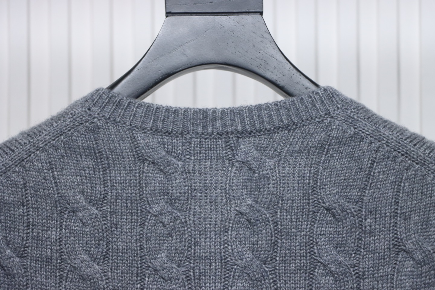 Ralph Lauren Cable Wool Vintage Cable Knit Cardigan (Women's) Grey