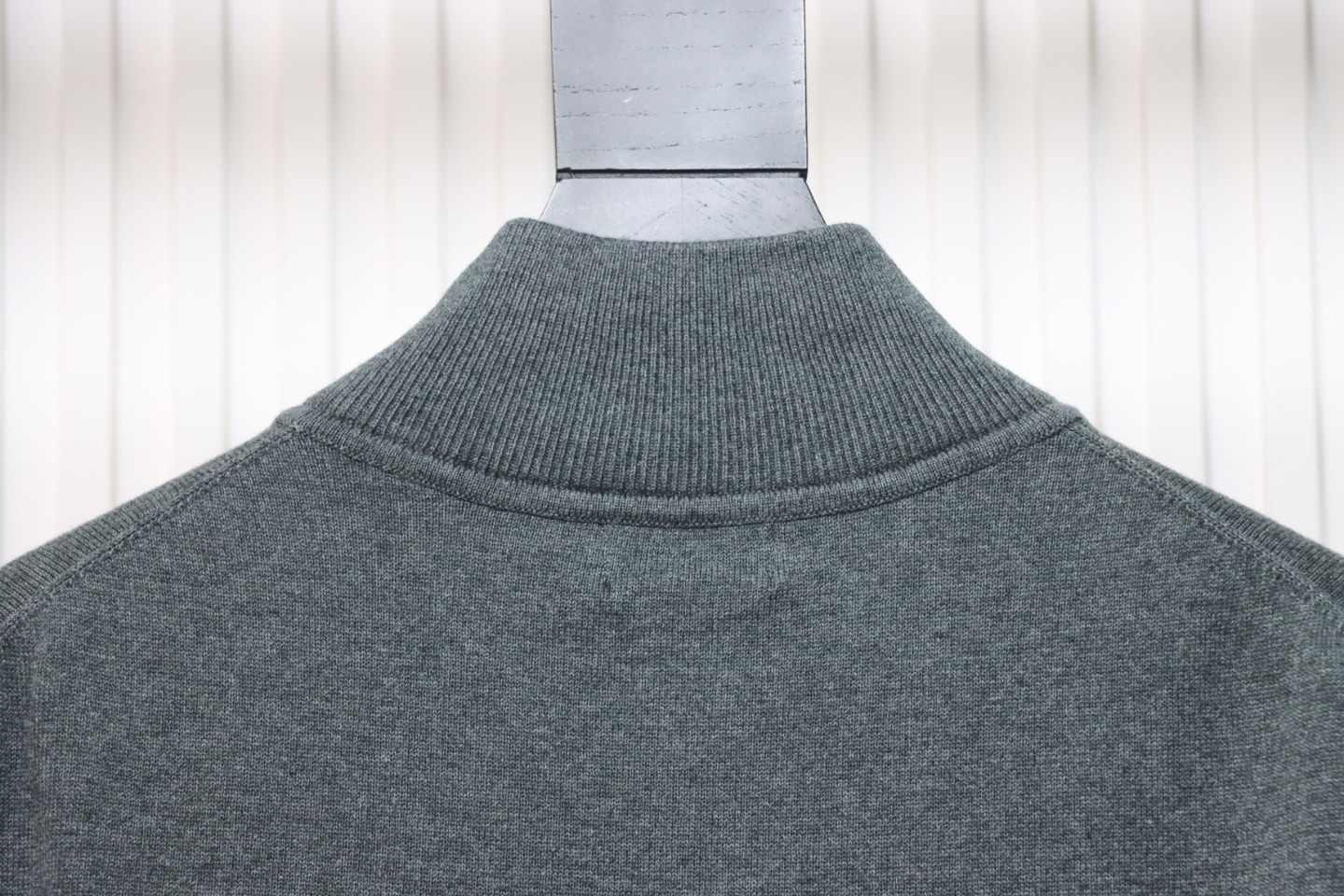 Ralph Lauren Classic Warhorse Logo Embroidered Knitted Cardigan Jacket Grey