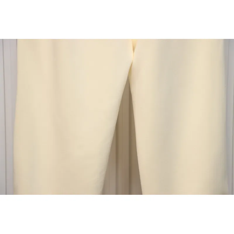 Ralph Lauren Embroidered Logo Half Zip Brushed Sweatpants Beige