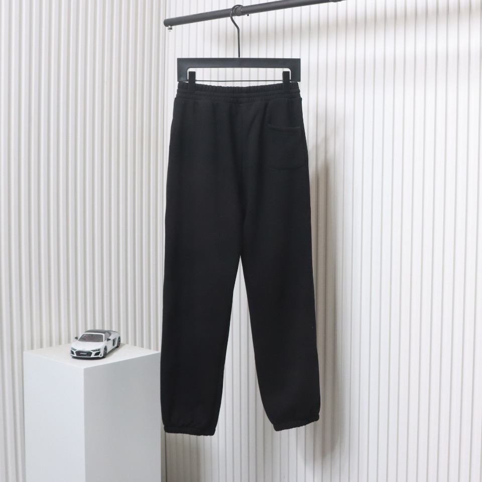 Ralph Lauren Embroidered Logo Half Zip Brushed Sweatpants Black