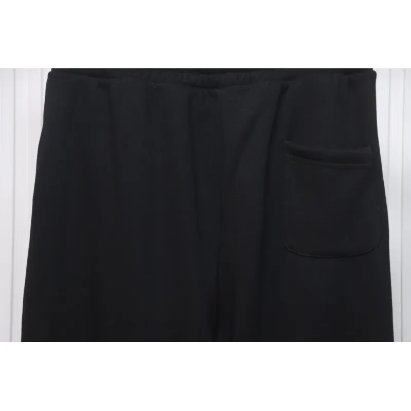 Ralph Lauren Embroidered Logo Half Zip Brushed Sweatpants Black
