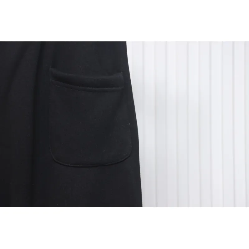 Ralph Lauren Embroidered Logo Half Zip Brushed Sweatpants Black