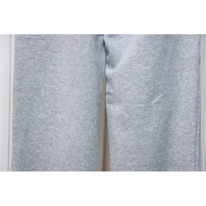 Ralph Lauren Embroidered Logo Half Zip Brushed Sweatpants Grey