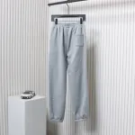 Ralph Lauren Embroidered Logo Half Zip Brushed Sweatpants Grey