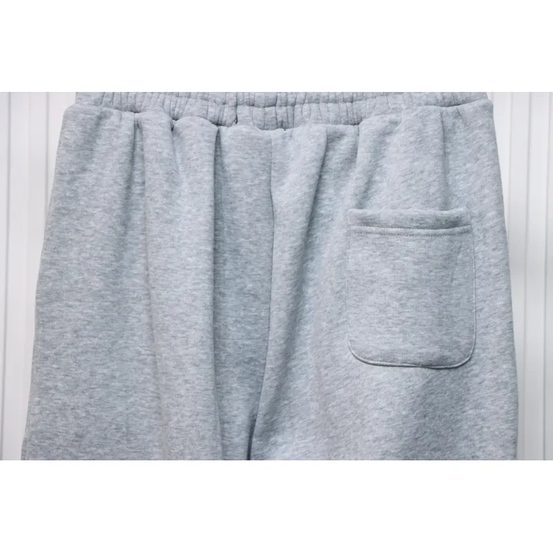 Ralph Lauren Embroidered Logo Half Zip Brushed Sweatpants Grey