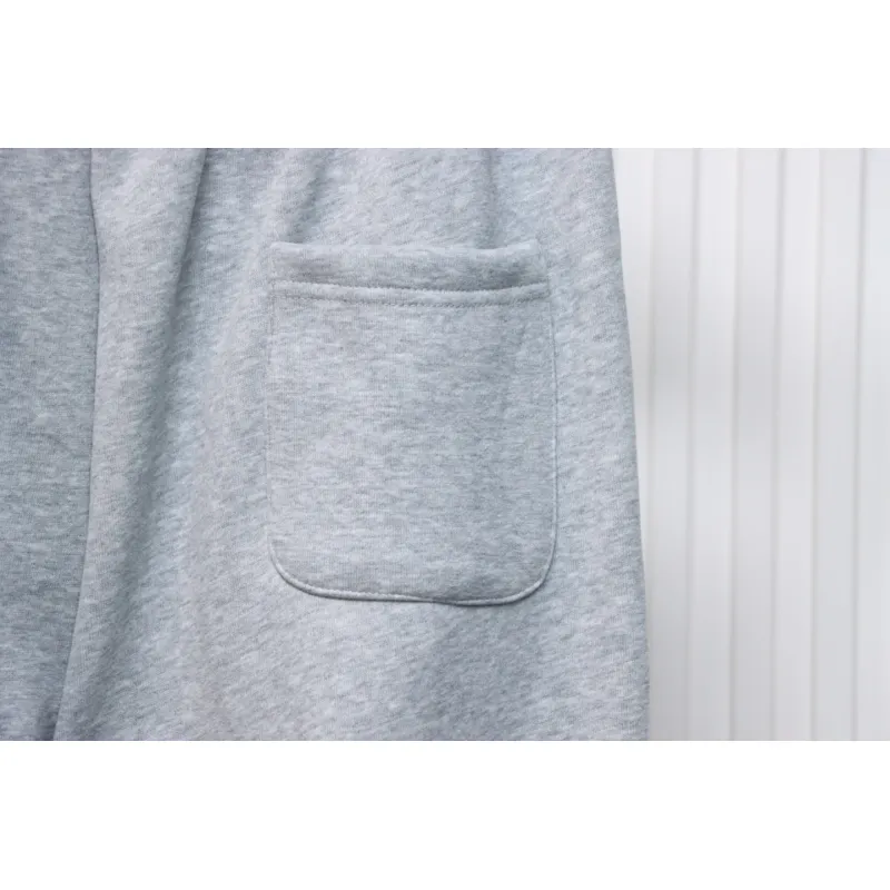 Ralph Lauren Embroidered Logo Half Zip Brushed Sweatpants Grey