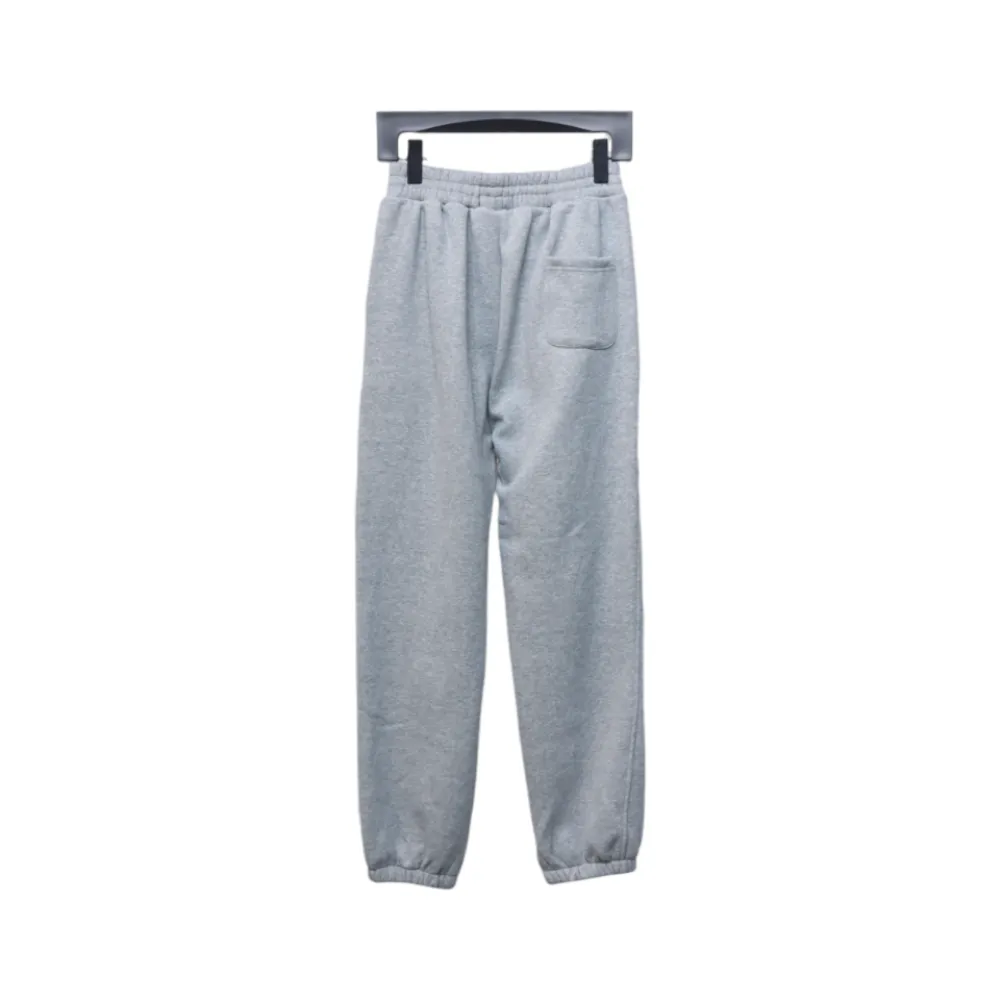 Ralph Lauren Embroidered Logo Half Zip Brushed Sweatpants Grey