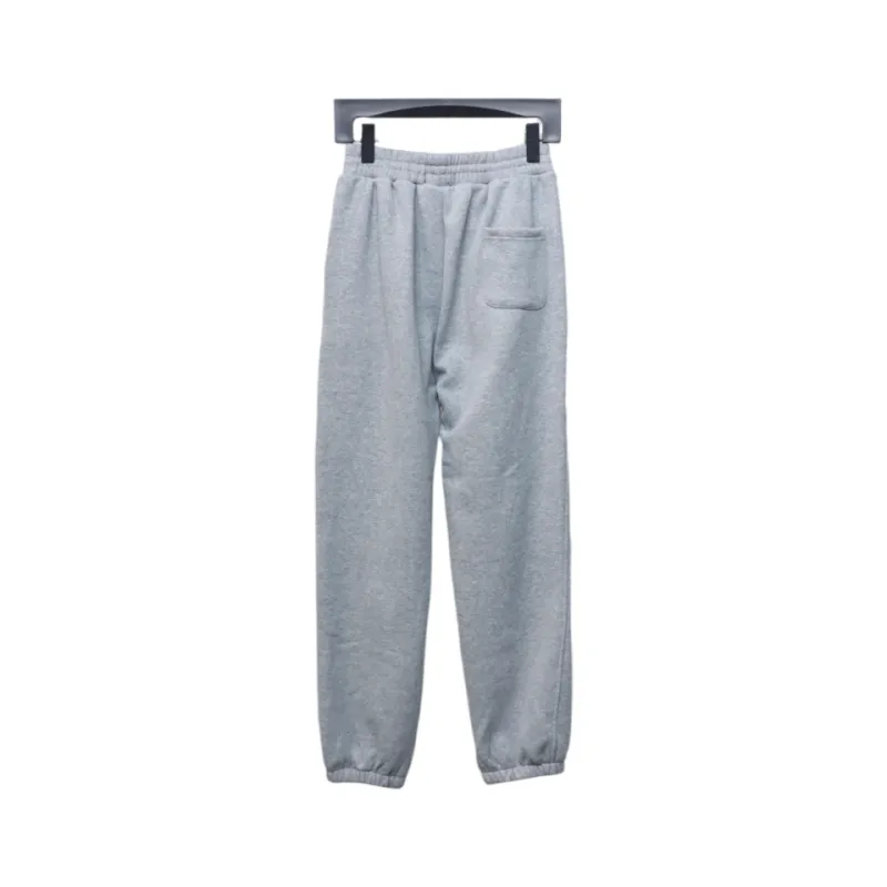 Ralph Lauren Embroidered Logo Half Zip Brushed Sweatpants Grey