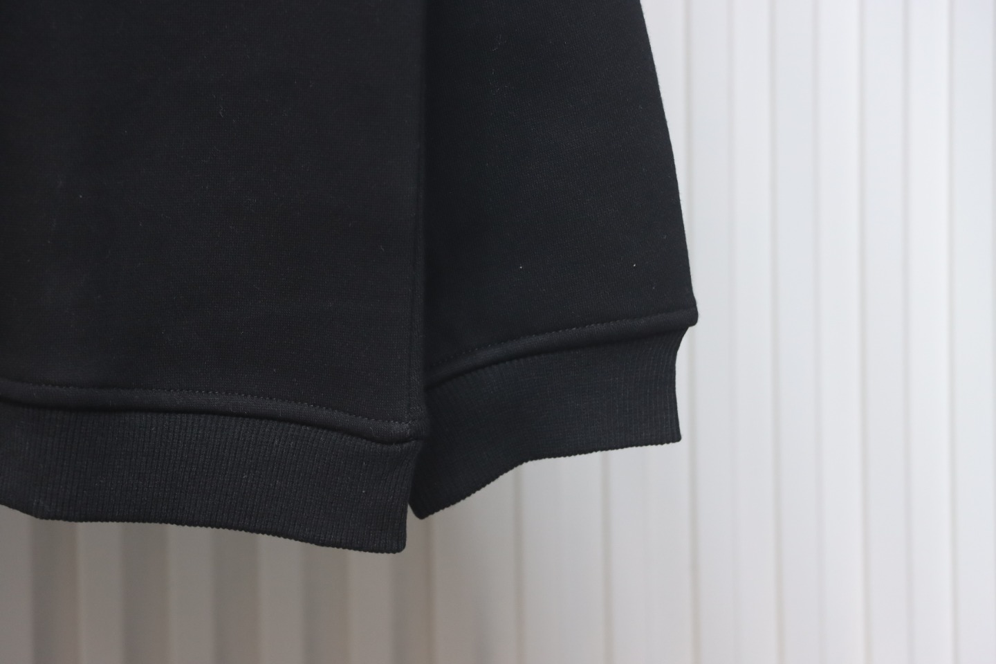 Ralph Lauren Embroidered Small Logo Half-Zip Brushed Hoodie Black