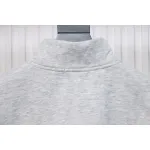 Ralph Lauren Embroidered Small Logo Half-Zip Brushed Hoodie Grey