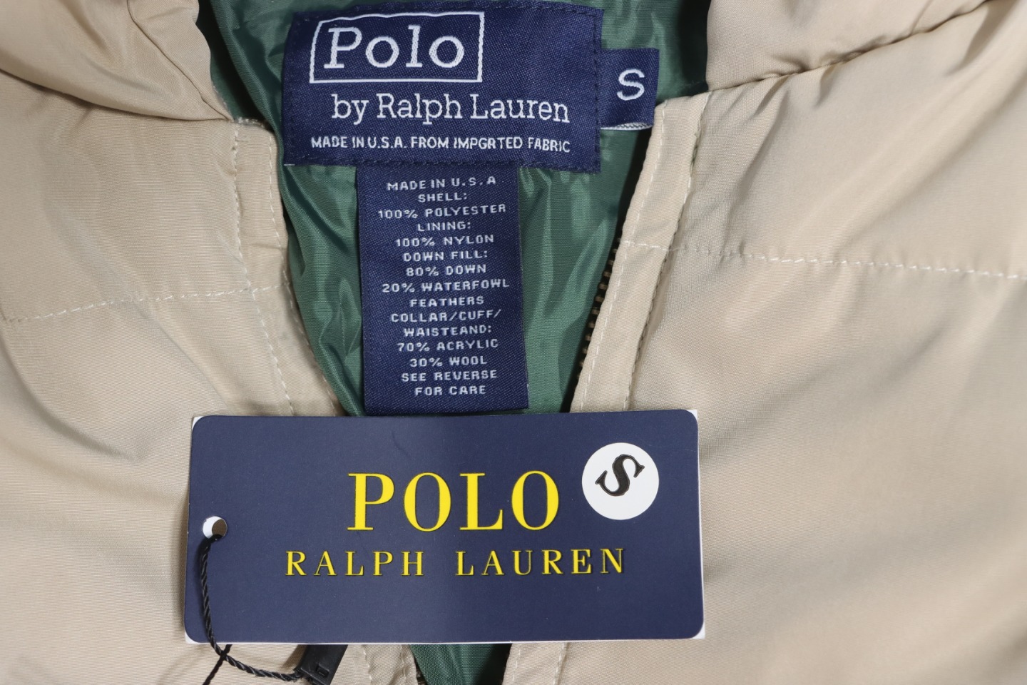 Ralph Lauren Small Standard Bread Down Beige