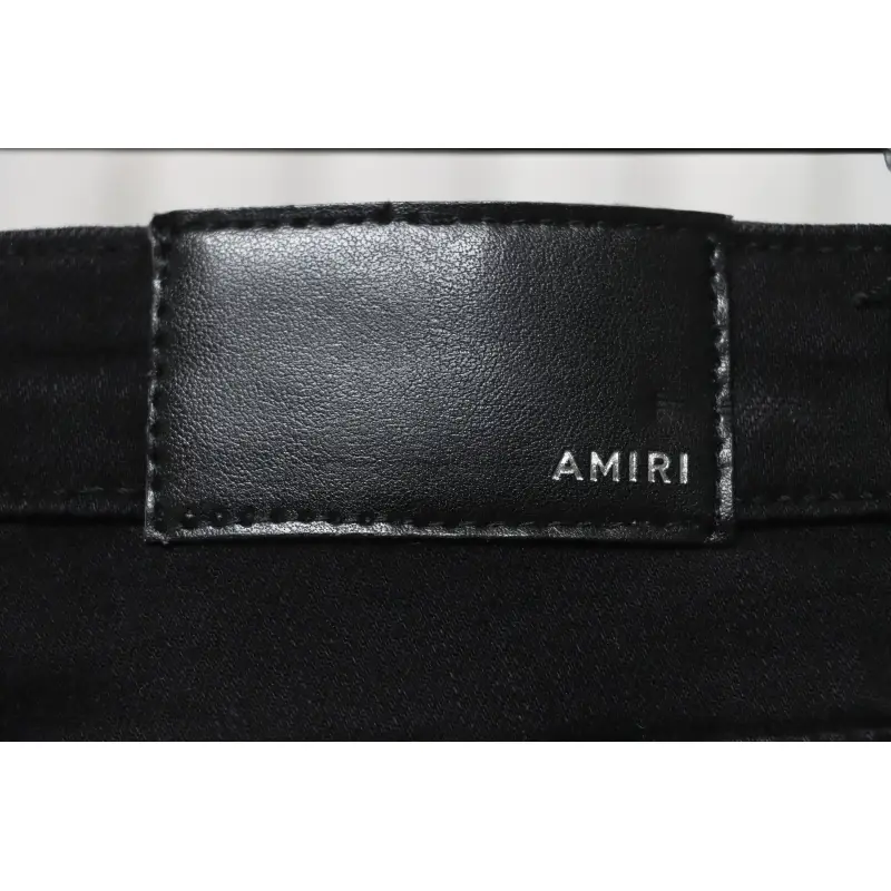 AMIRI Black Ripped Diamond High Street Jeans