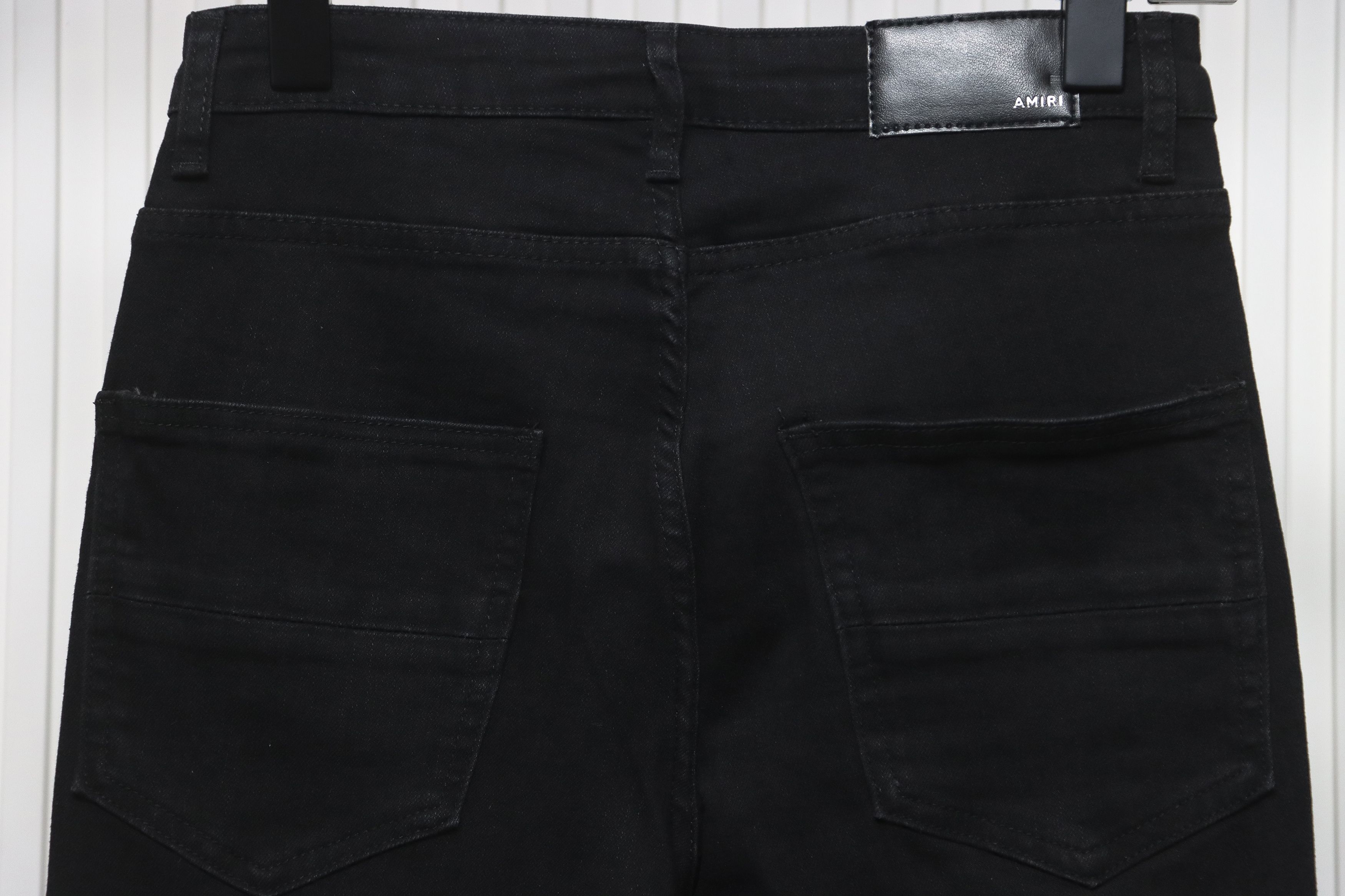 AMIRI Black Ripped Diamond High Street Jeans