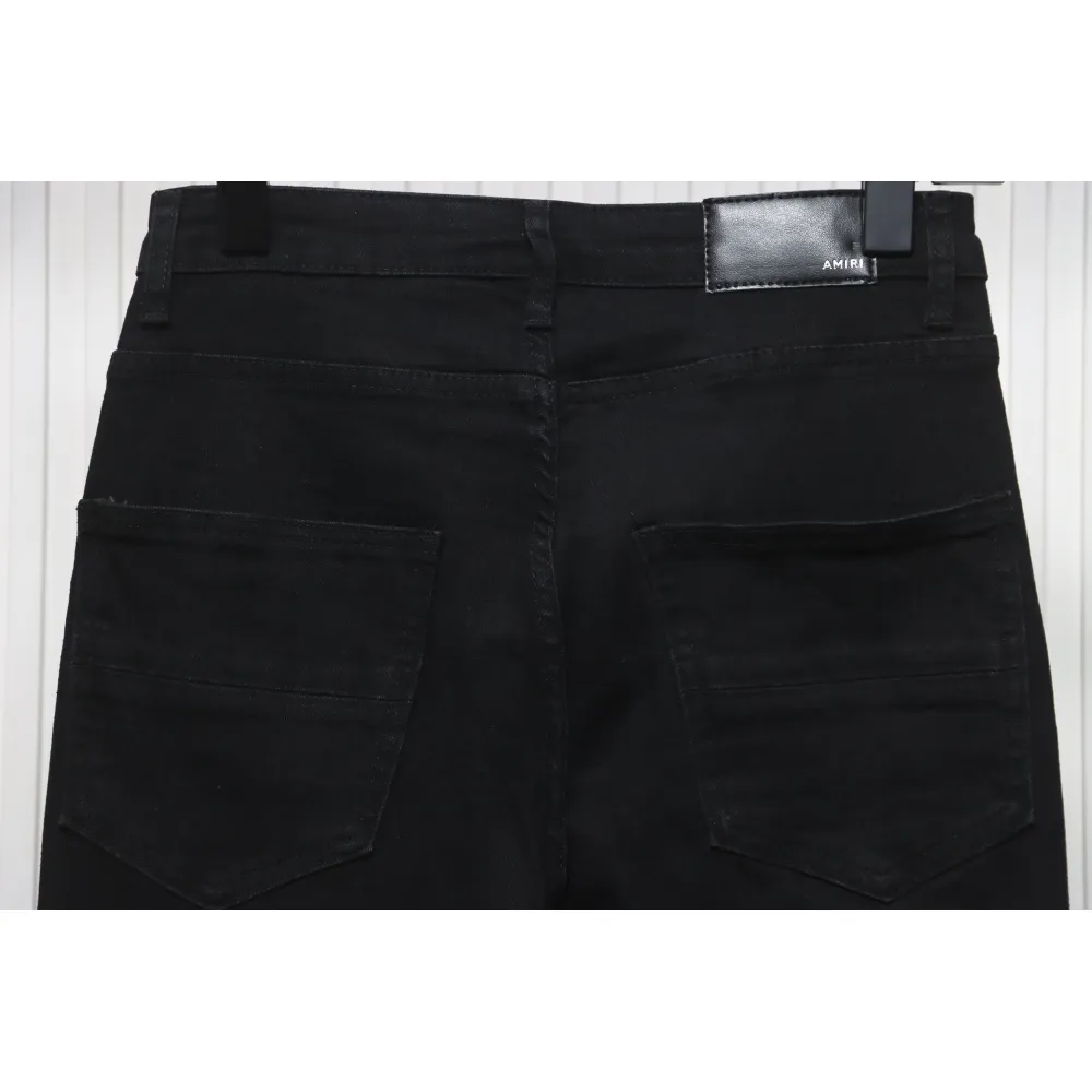 AMIRI Black Ripped Diamond High Street Jeans