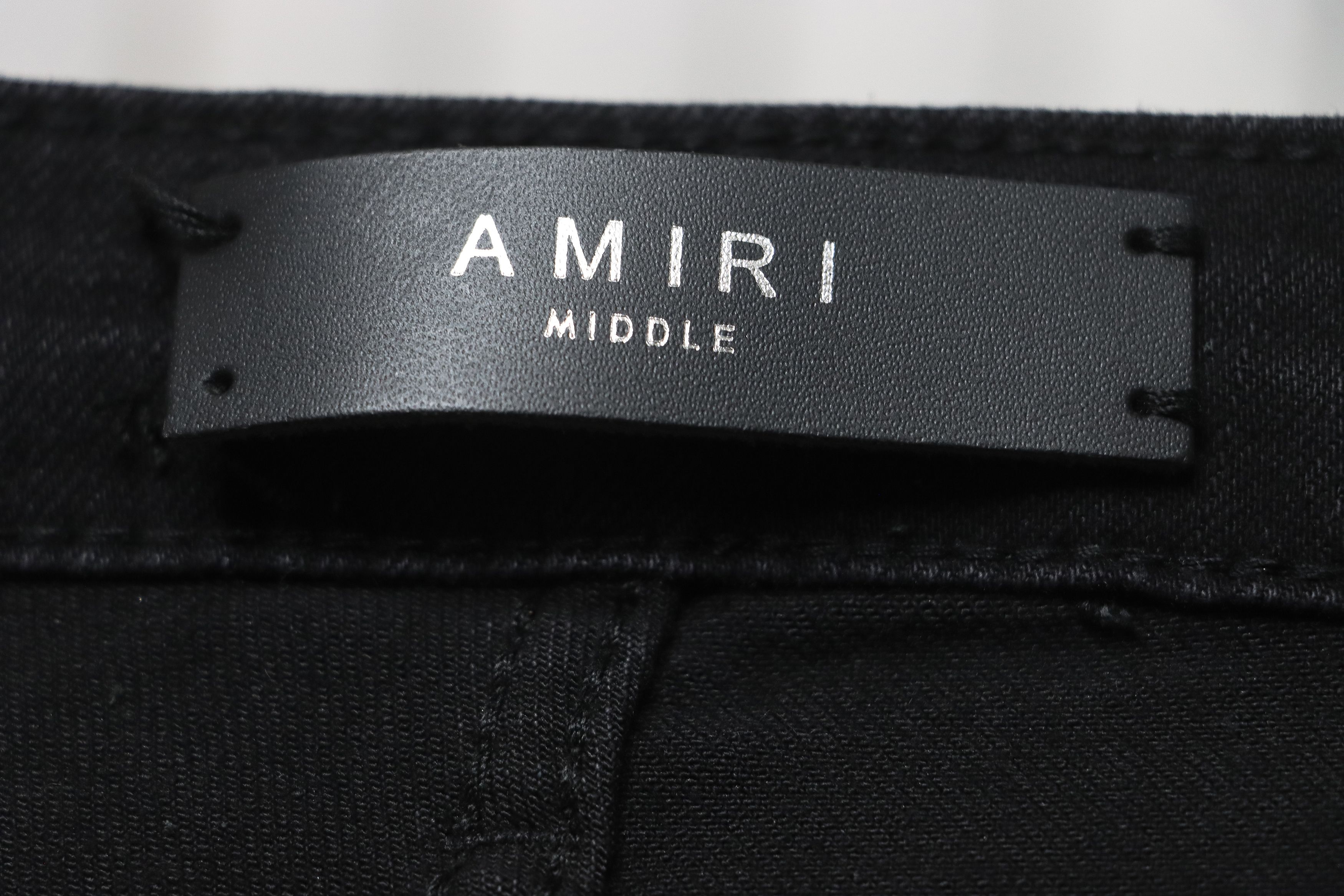 AMIRI Black Ripped Diamond High Street Jeans