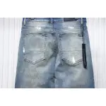 AMIRI Ink-Splashed Rhinestone Jeans