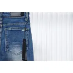 AMIRI MX1 Pink Diamond Washed Ripped Denim Pants