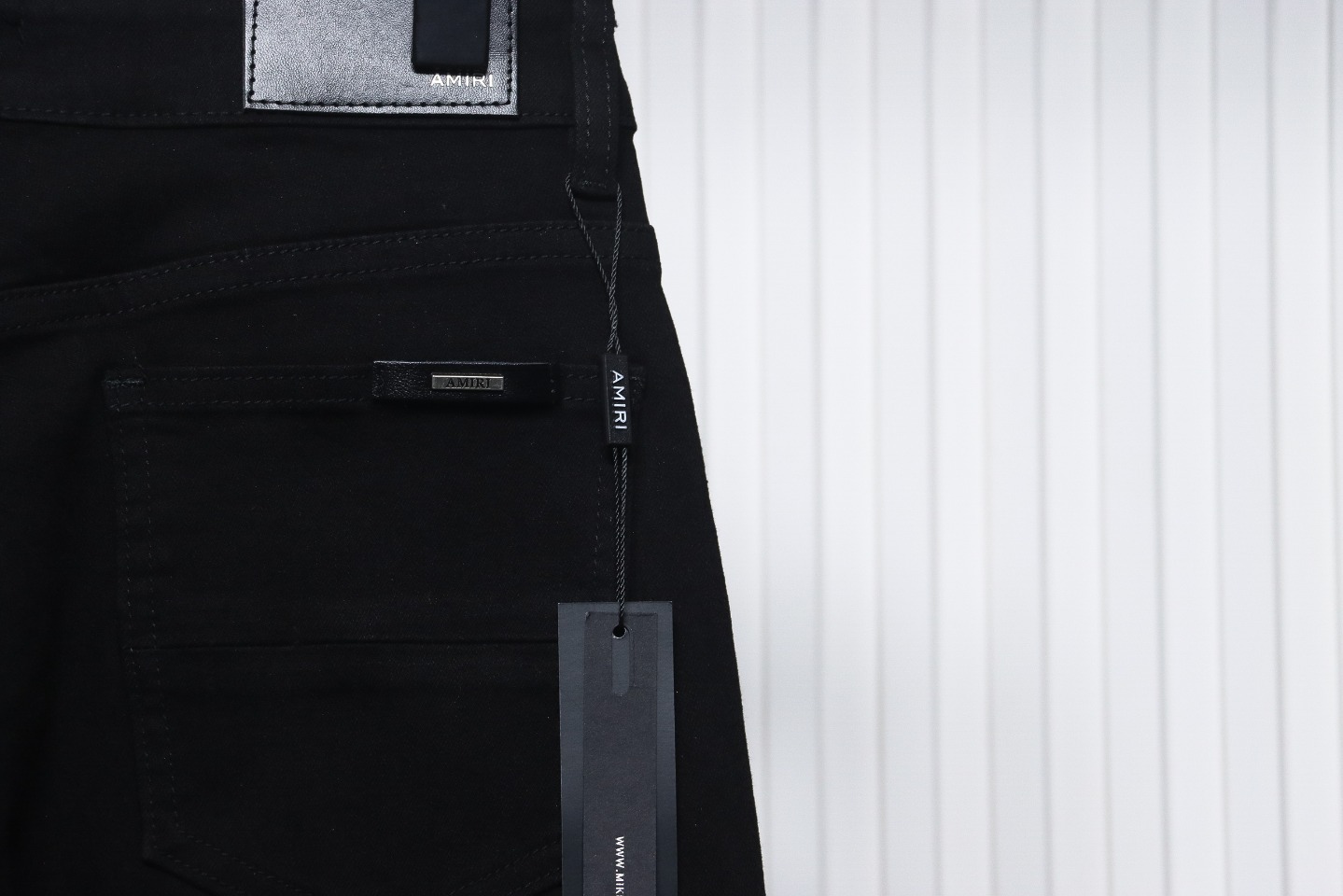 AMIRI MX1 Zip-Up Washed Stretch Denim Trousers