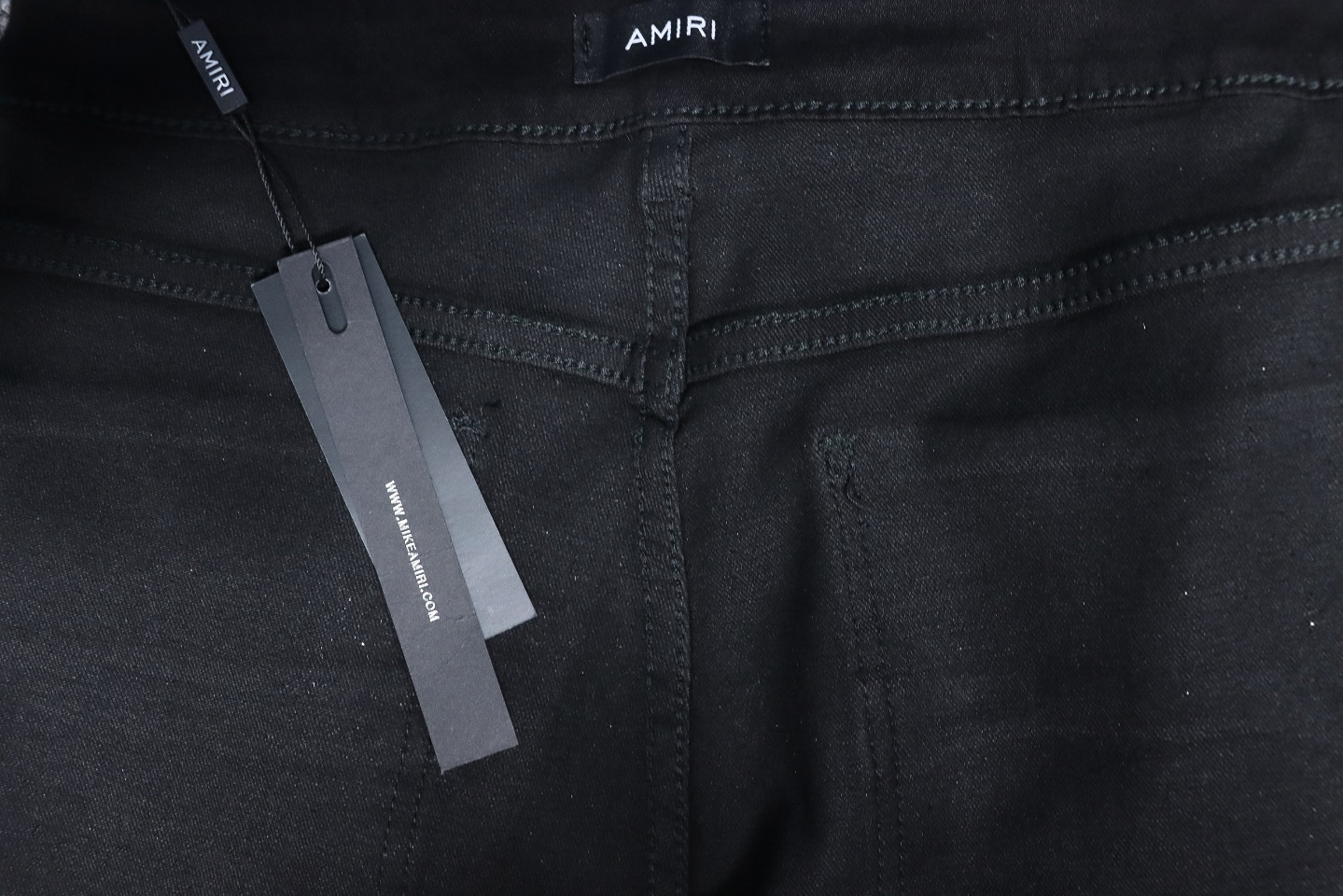 AMIRI MX1 Zip-Up Washed Stretch Denim Trousers