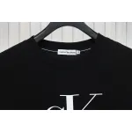 Calvin Klein Basic Casual Round Neck Long Sleeve Black