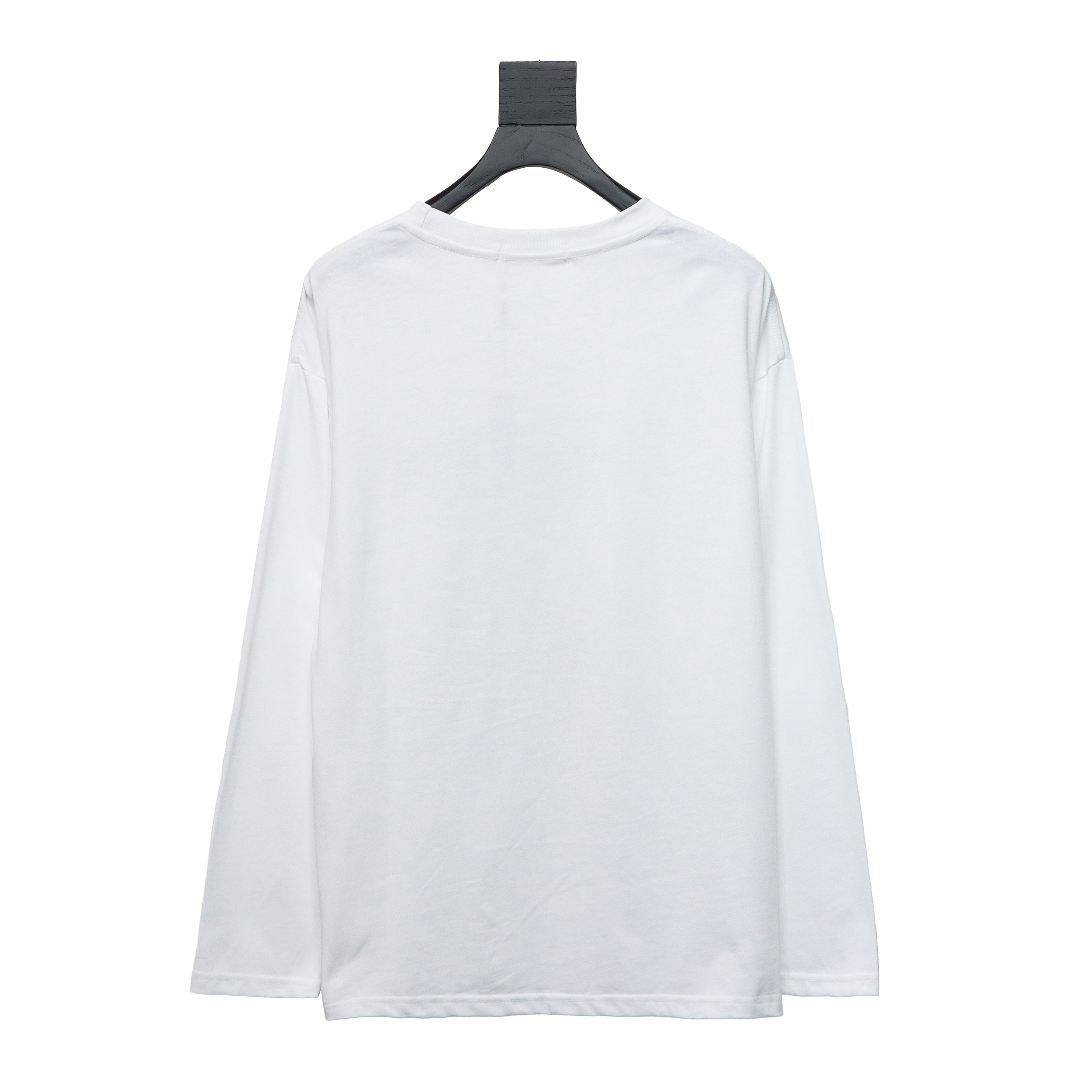 Calvin Klein Basic Casual Round Neck Long Sleeve White