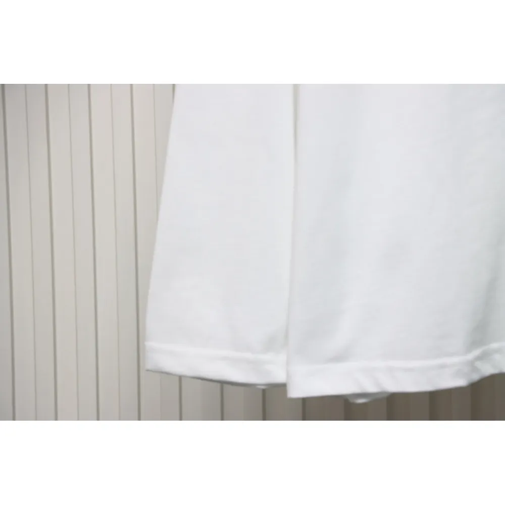 Calvin Klein Basic Casual Round Neck Long Sleeve White