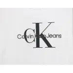 Calvin Klein Basic Casual Round Neck Long Sleeve White