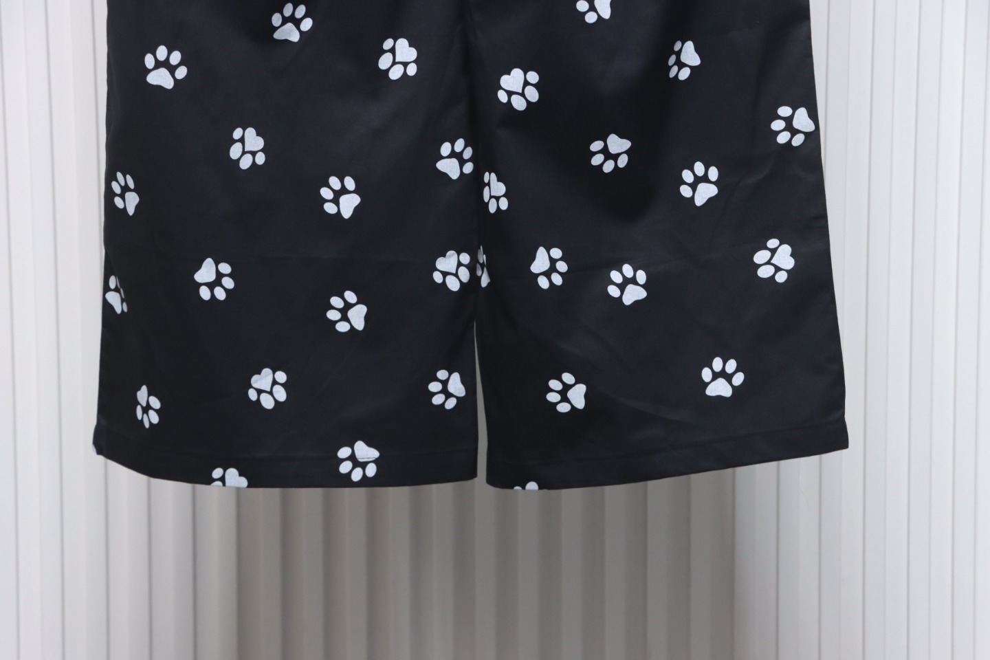 Calvin Klein Cat Print Wide-Leg Trousers Black