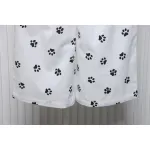 Calvin Klein Cat Print Wide-Leg Trousers White