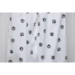 Calvin Klein Cat Print Wide-Leg Trousers White