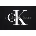Calvin Klein CK Embroidered Print Long-Sleeved T-shirt Black