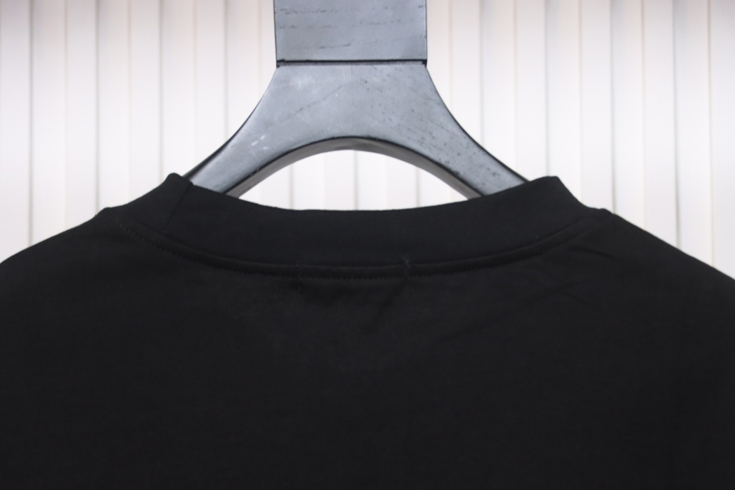 Calvin Klein CK Embroidered Print Long-Sleeved T-shirt Black