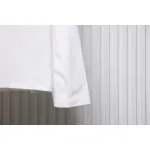 Calvin Klein CK Embroidered Print Long-Sleeved T-shirt White