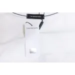 Calvin Klein CK Embroidered Print Long-Sleeved T-shirt White