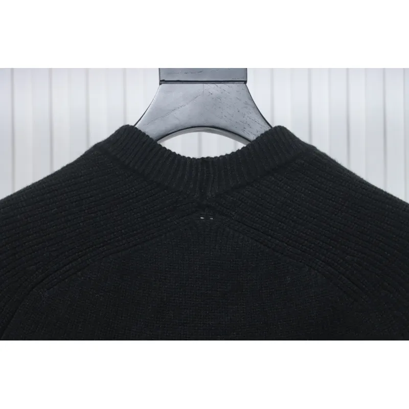 Calvin Klein CK Jacquard Knit Sweater Black