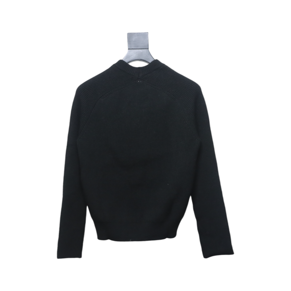 Calvin Klein CK Jacquard Knit Sweater Black