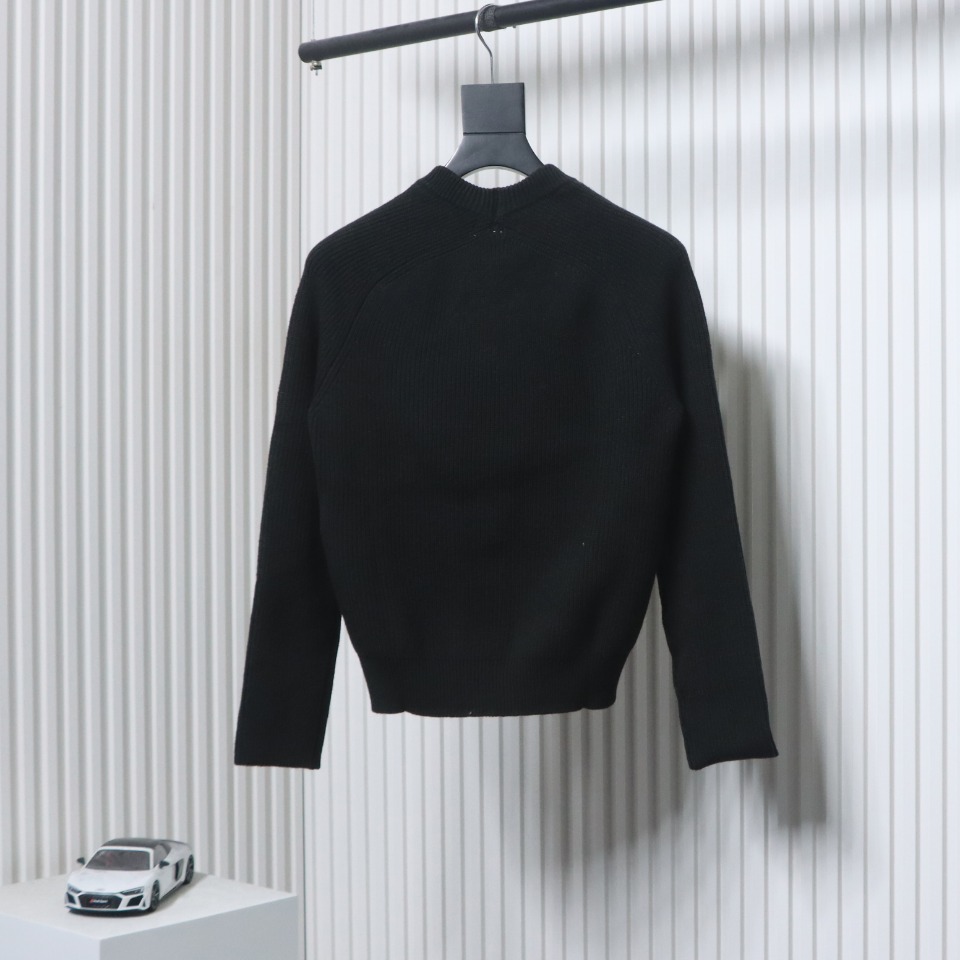 Calvin Klein CK Jacquard Knit Sweater Black