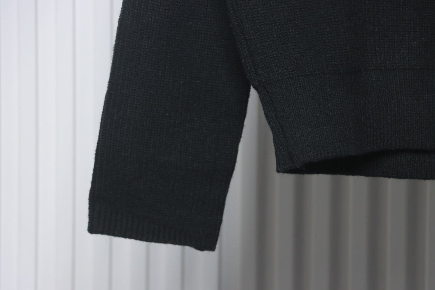 Calvin Klein CK Jacquard Knit Sweater Black