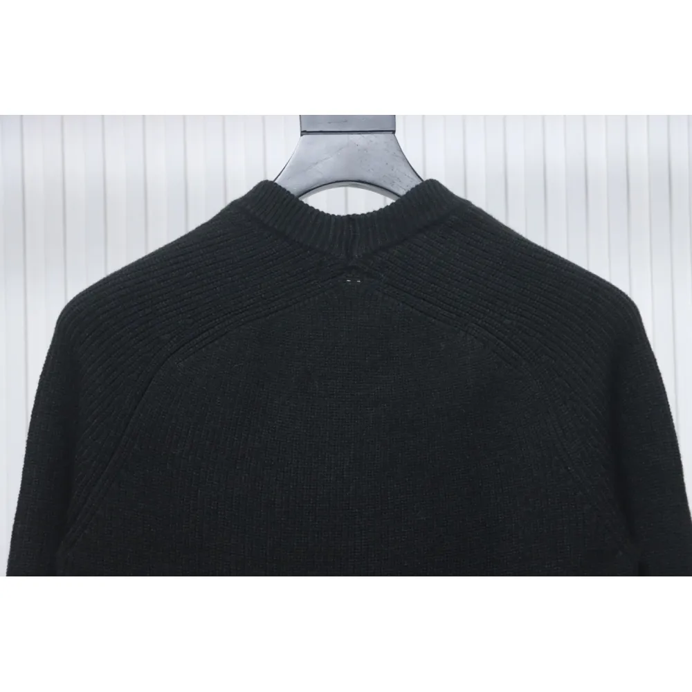 Calvin Klein CK Jacquard Knit Sweater Black