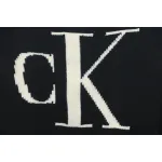 Calvin Klein CK Jacquard Knit Sweater Black
