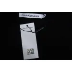 Calvin Klein CK Logo Embroidered Knitted Zip-Up Jacket Black