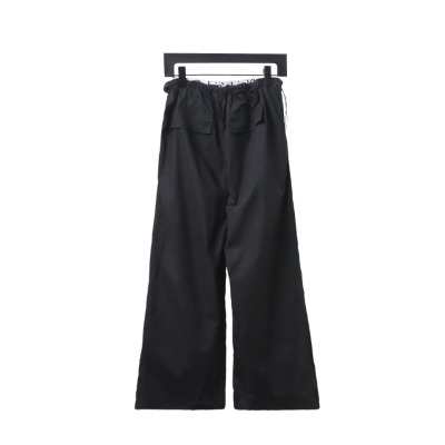Calvin Klein Double Waist Woven Monogram Trousers Black 02