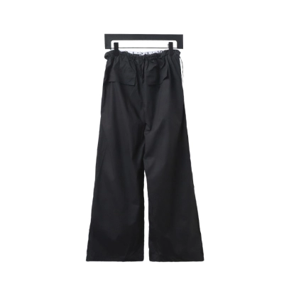 Calvin Klein Double Waist Woven Monogram Trousers Black 02