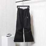 Calvin Klein Double Waist Woven Monogram Trousers Black