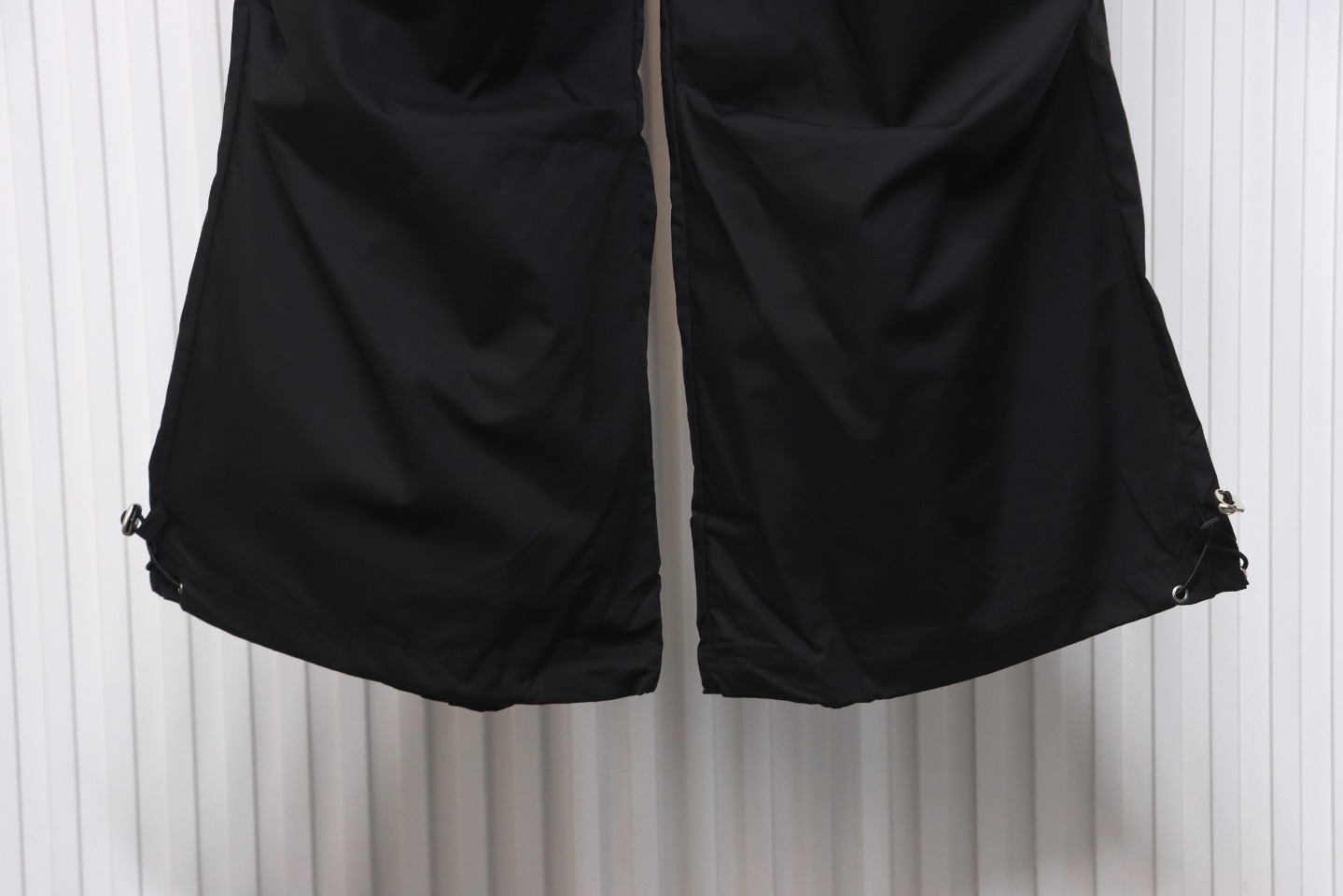 Calvin Klein Double Waist Woven Monogram Trousers Black