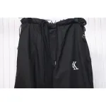 Calvin Klein Double Waist Woven Monogram Trousers Black