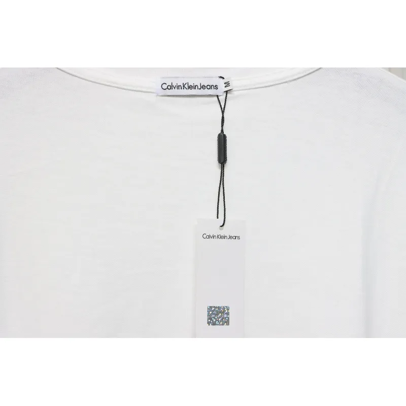 Calvin Klein Small Label Long Sleeve White